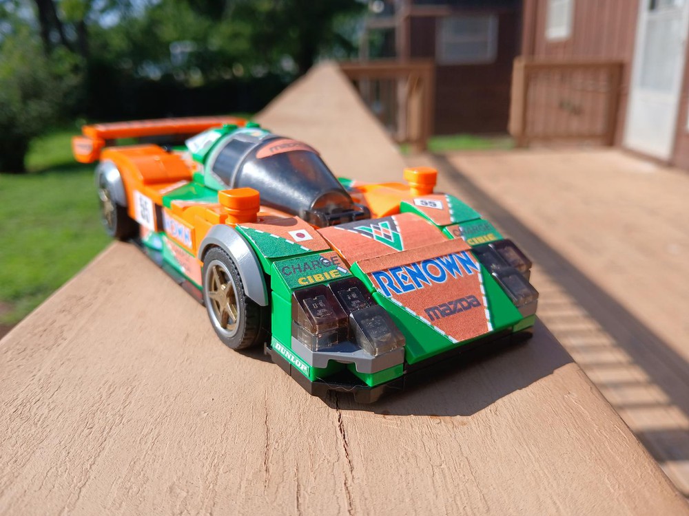 LEGO MOC 1991 Mazda 787b by ExcessiveCarStuff | Rebrickable - Build ...