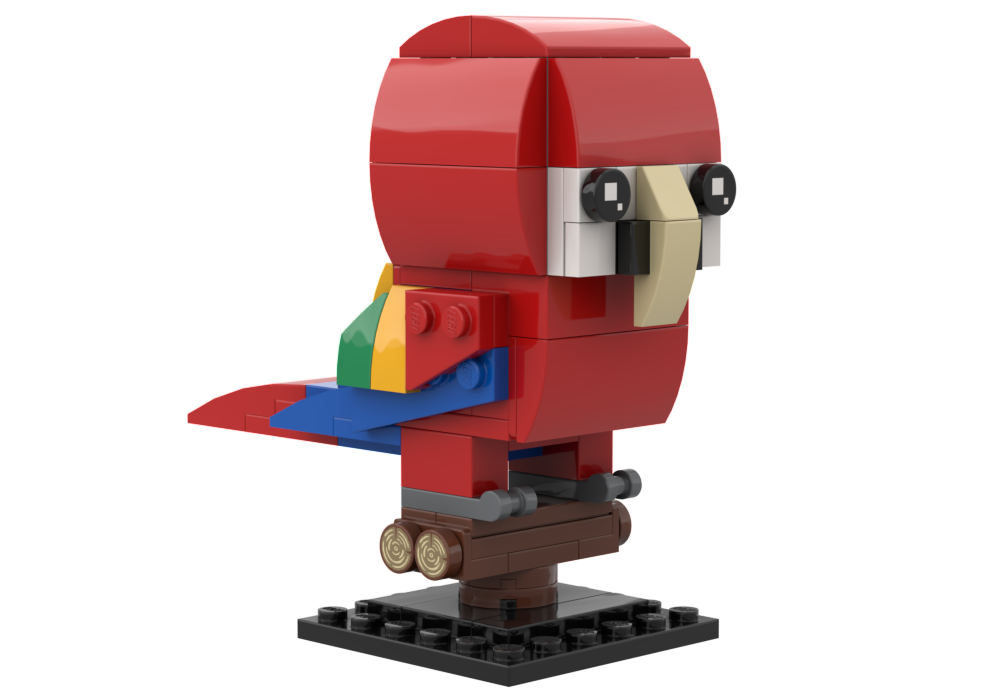 LEGO MOC Macaw Birdheadz Pack (Ara genus) by OrchardBuilds ...