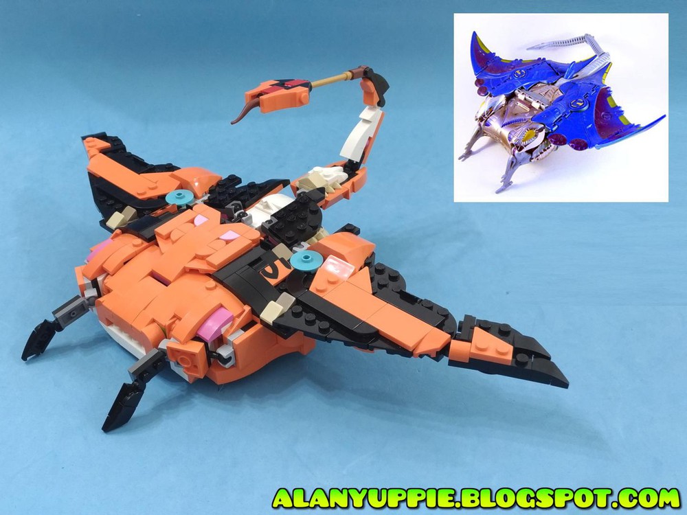 LEGO MOC Transformer Beast Wars Depth Charge / Manta ray using LEGO ...