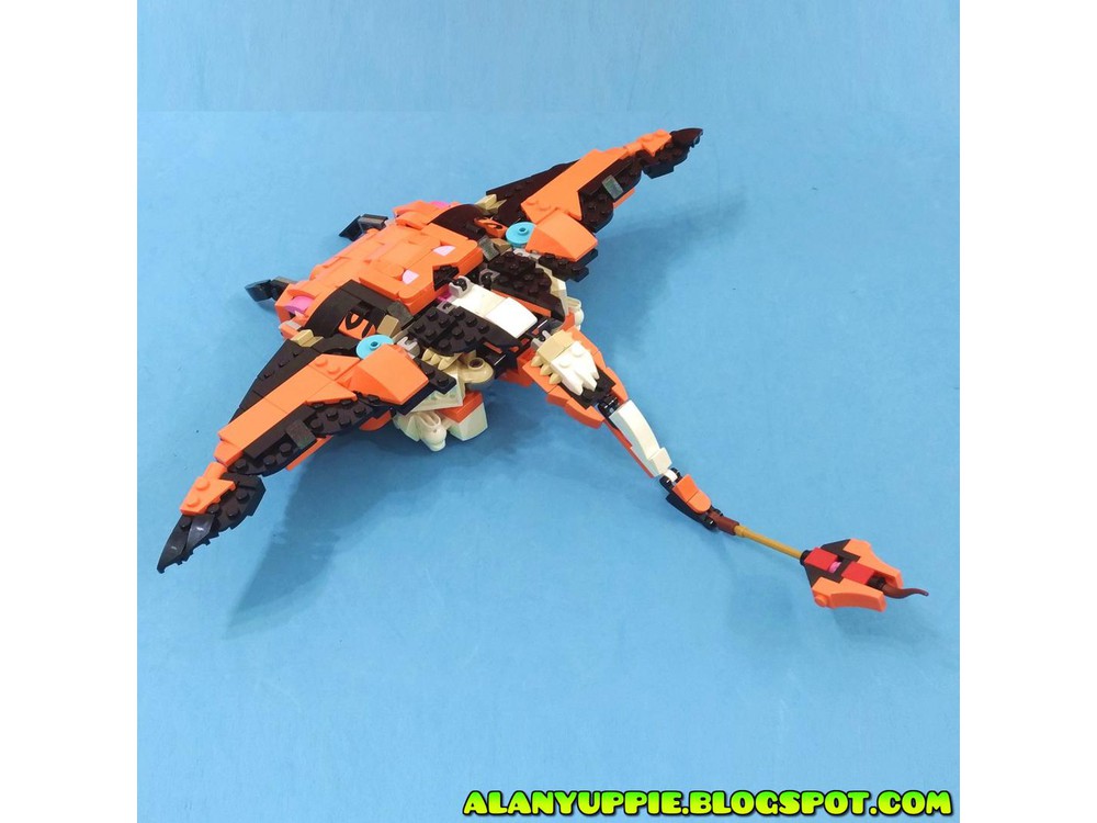 LEGO MOC Transformer Beast Wars Depth Charge / Manta ray using LEGO ...