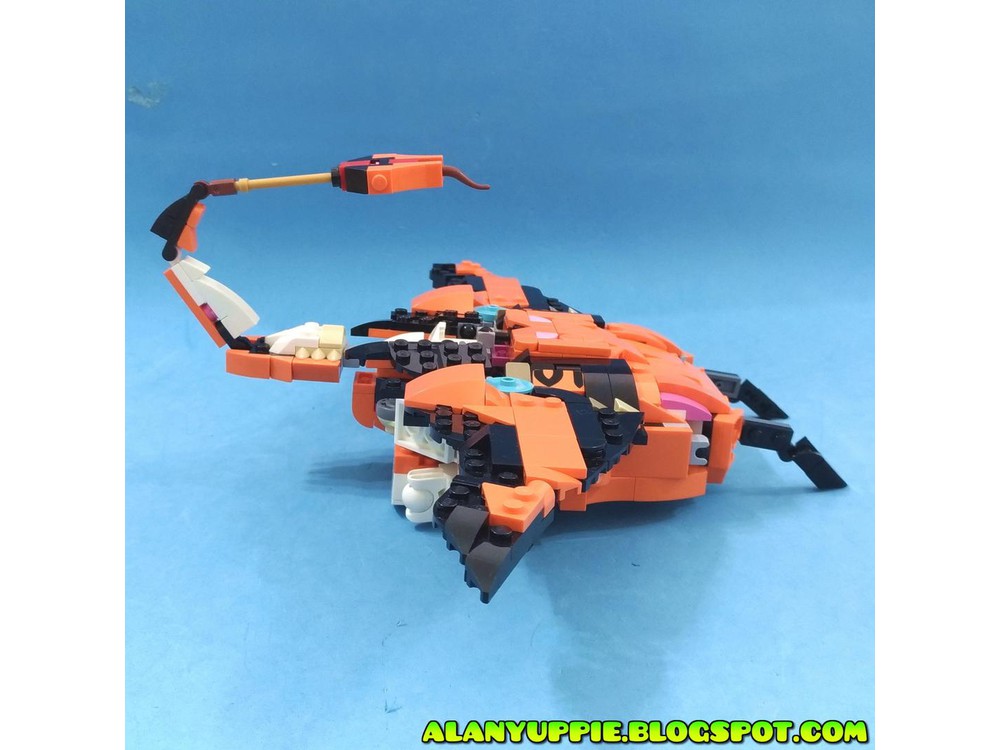 LEGO MOC Transformer Beast Wars Depth Charge / Manta ray using LEGO ...