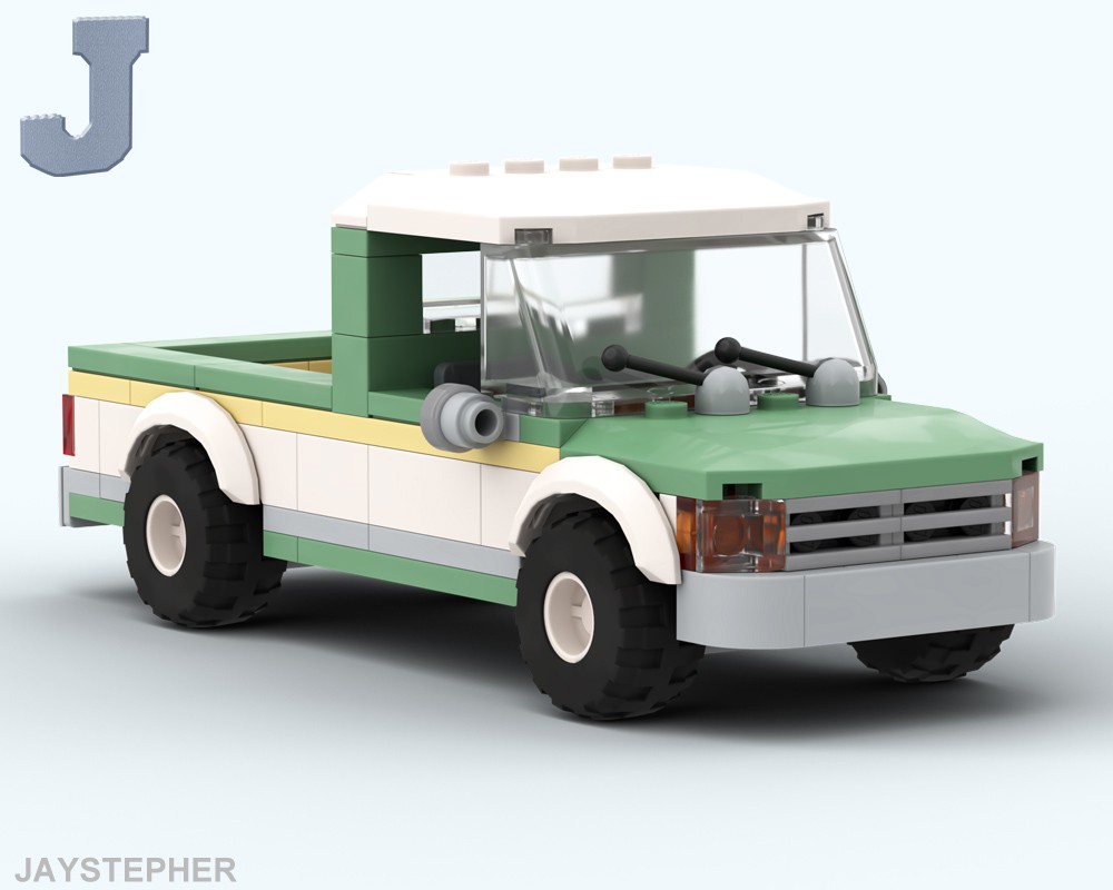 LEGO MOC Retro Pickup Truck by jaystepher | Rebrickable - Build with LEGO