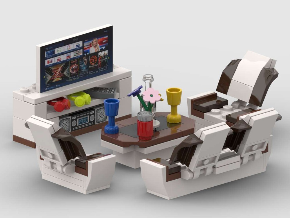LEGO MOC-189532 Living Room by MarkMOC71 | Rebrickable - Build with LEGO