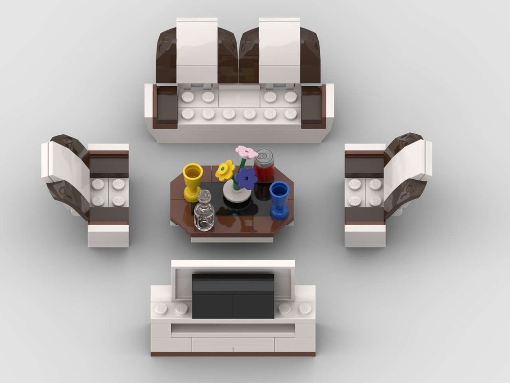 LEGO MOC-189532 Living Room by MarkMOC71 | Rebrickable - Build with LEGO