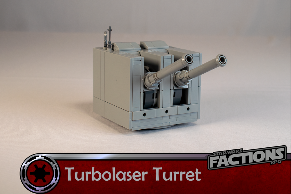 LEGO MOC Turbolaser Turret by Wiktor Radomski | Rebrickable - Build ...