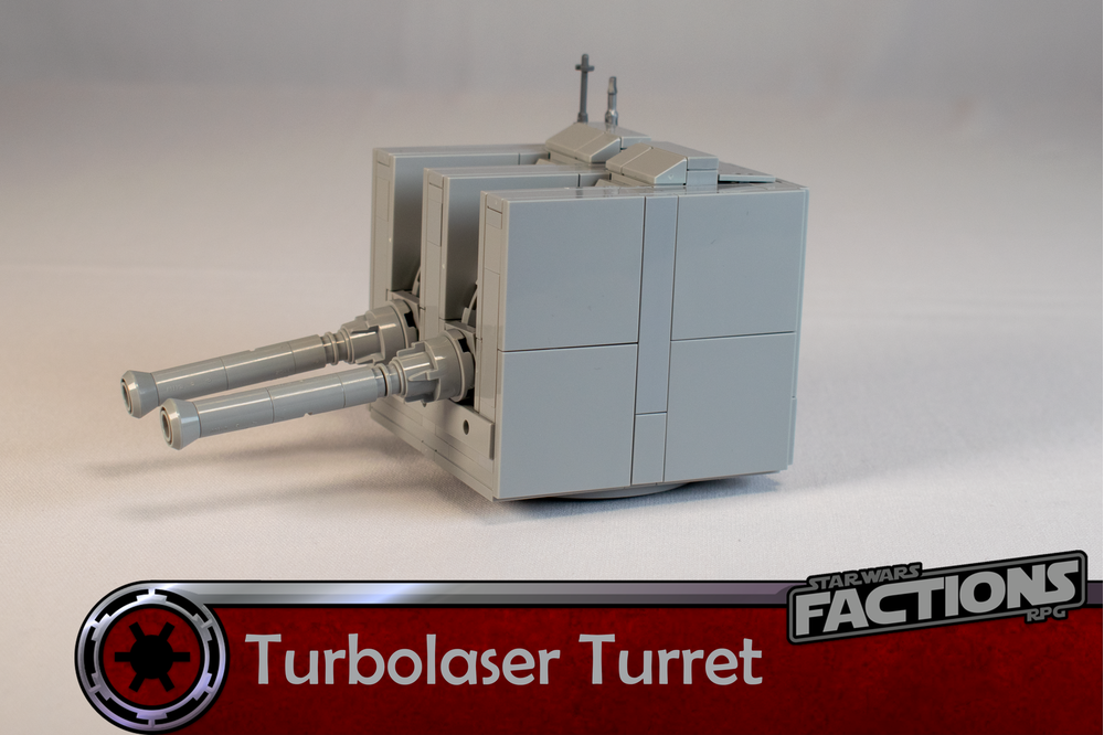 LEGO MOC Turbolaser Turret by Wiktor Radomski | Rebrickable - Build ...