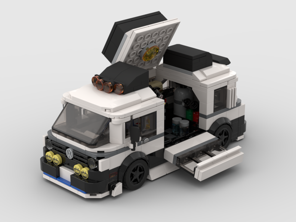 Lego Vw Bus Moc LEGO MOC 1985 Volkswagen T3 Tuning Van By