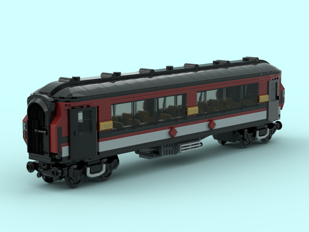 LEGO MOC-189555 Commuter Car by bo.bricks | Rebrickable - Build with LEGO