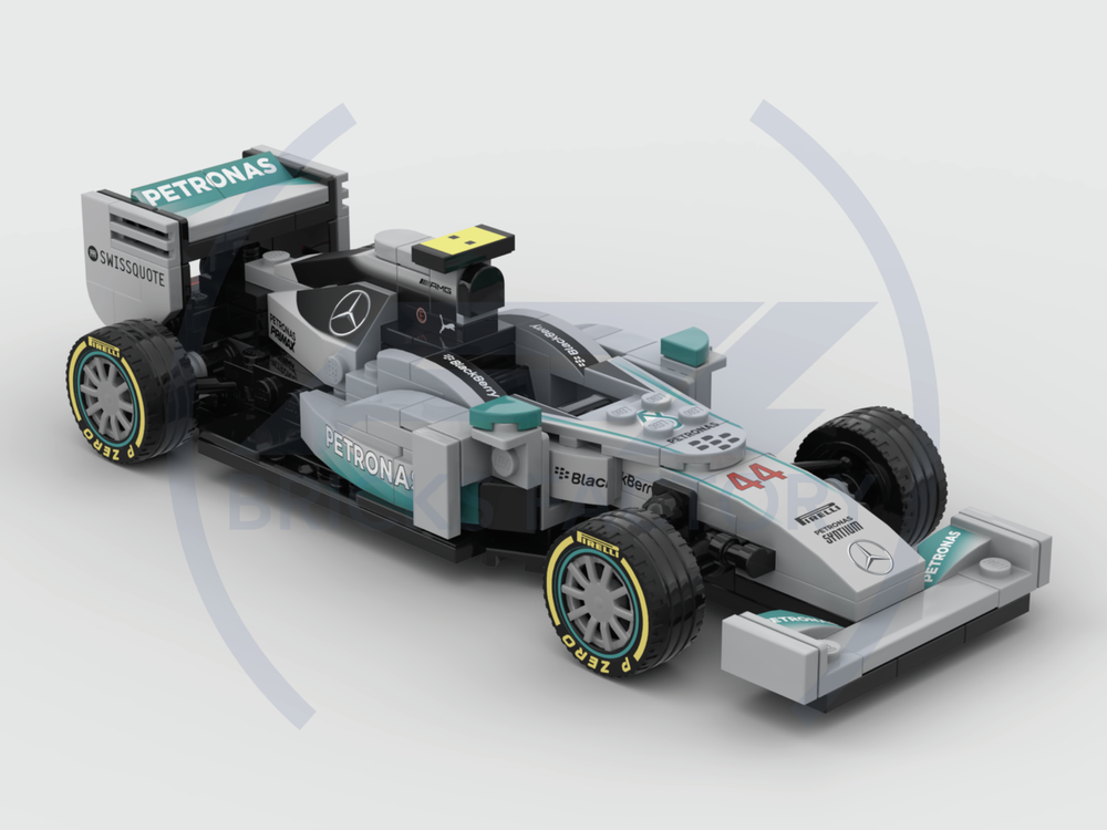 LEGO MOC F1 Mercedes W05 by Pit Lane Bricks Factory | Rebrickable ...