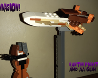 Earth Fighter and AA Gun - alt of 31044-1
