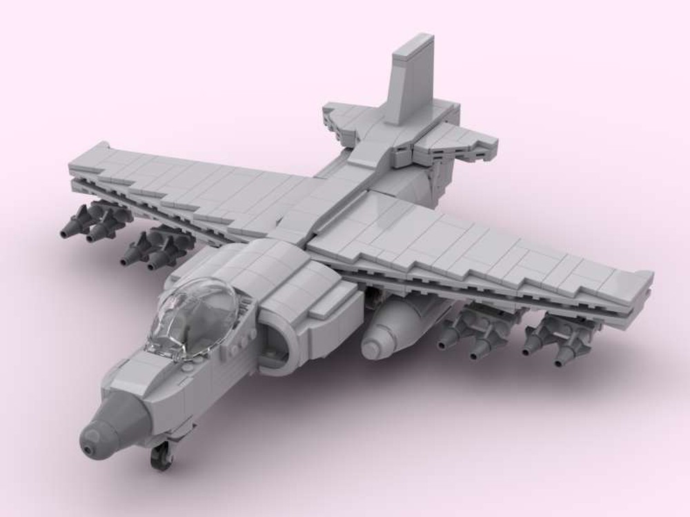 LEGO MOC AV8-B Harrier by MATEILEGO | Rebrickable - Build with LEGO