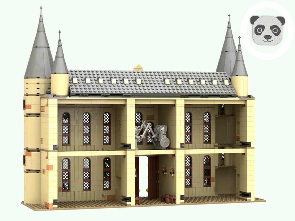 LEGO MOC HP Castle - Viaduct Entrance by Pandabrickable | Rebrickable ...