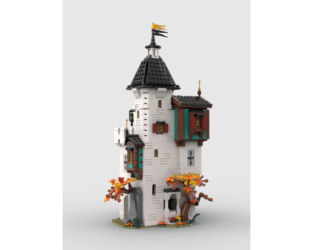 LEGO MOC White tower by bricks_fan_uy | Rebrickable - Build with LEGO