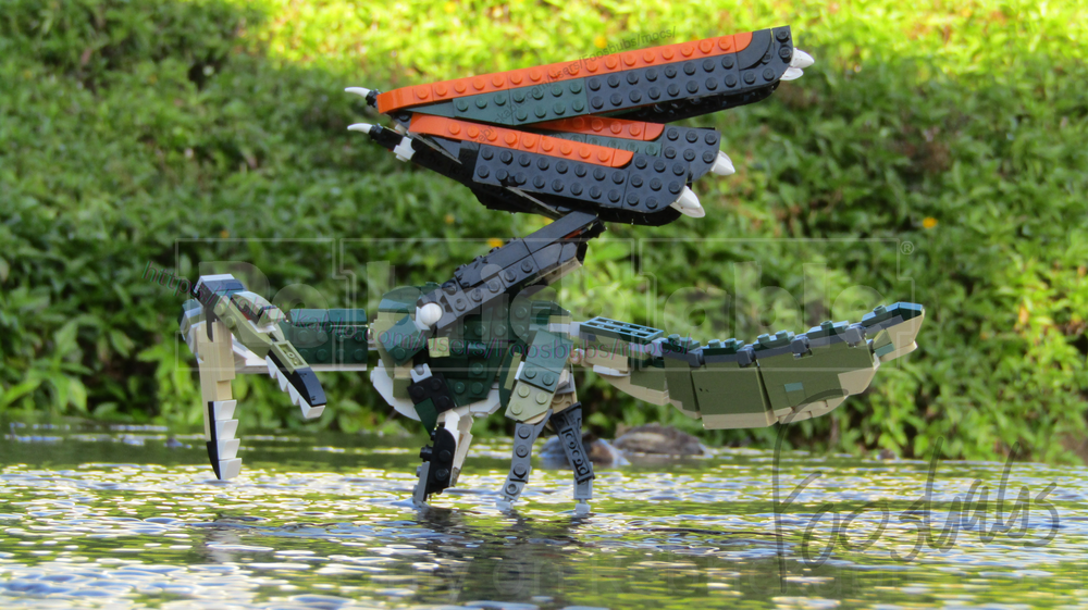 LEGO MOC-189700 31121 + 31129 Colossal Seratorn (Xenocondylus insignis ...