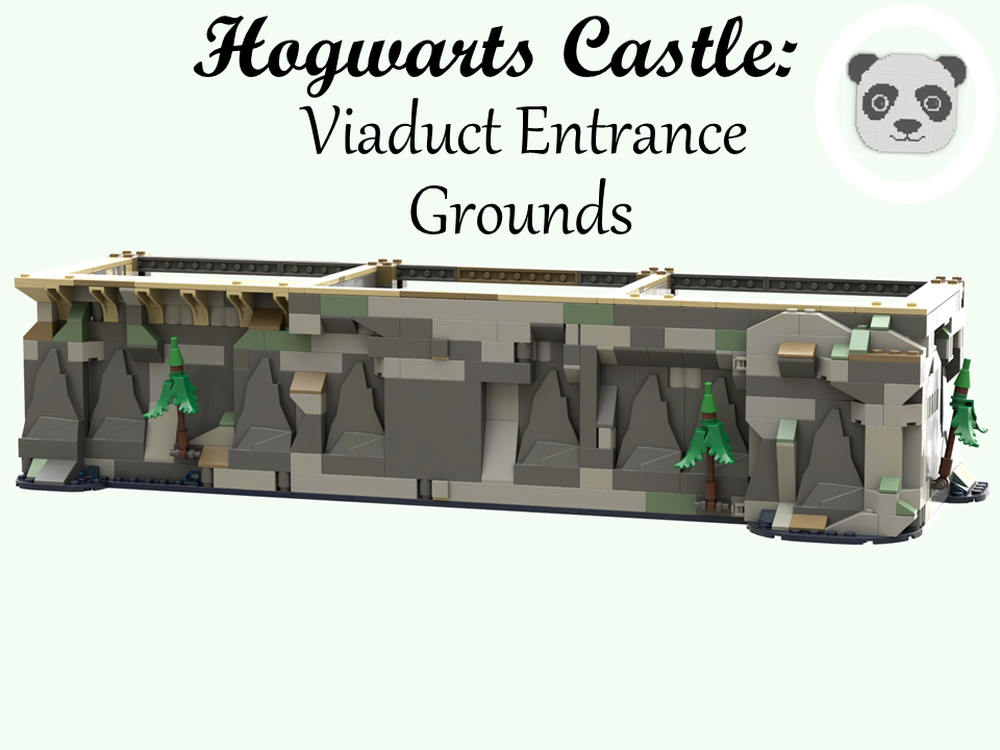 LEGO MOC-189718 HP Castle - Viaduct Entance Ground by Pandabrickable ...