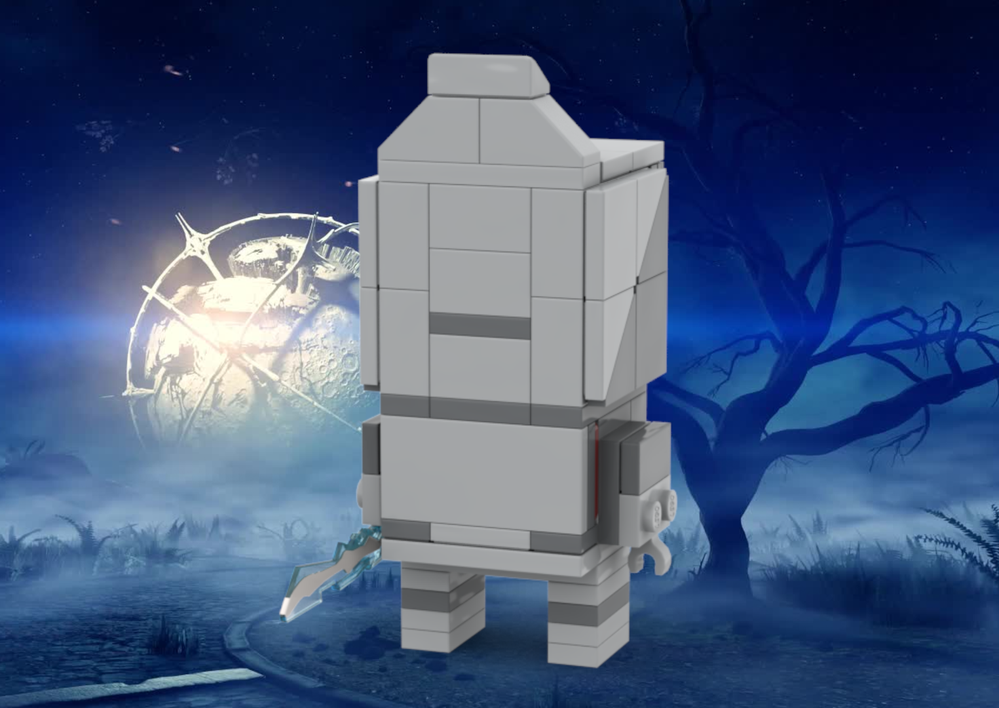 LEGO MOC Warframe Excalibur BrickHead by goldengamer72 | Rebrickable ...