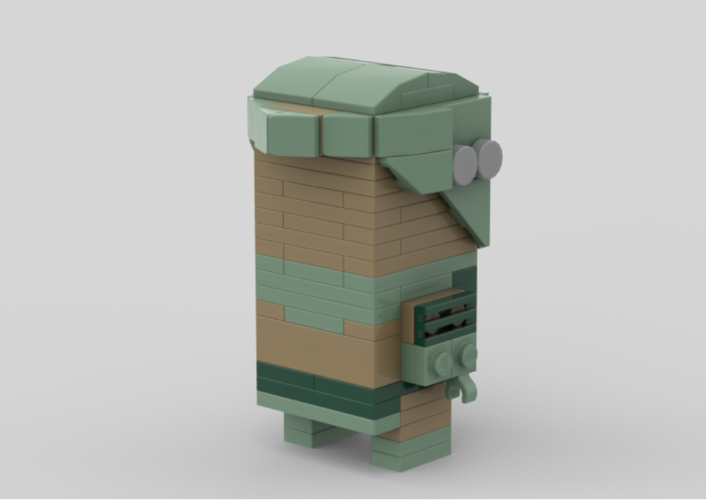 LEGO MOC Warframe Volt BrickHead by goldengamer72 | Rebrickable - Build ...