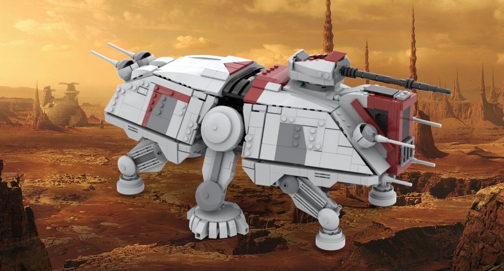 LEGO MOC Republic AT-TE by AlexKipodre | Rebrickable - Build with LEGO