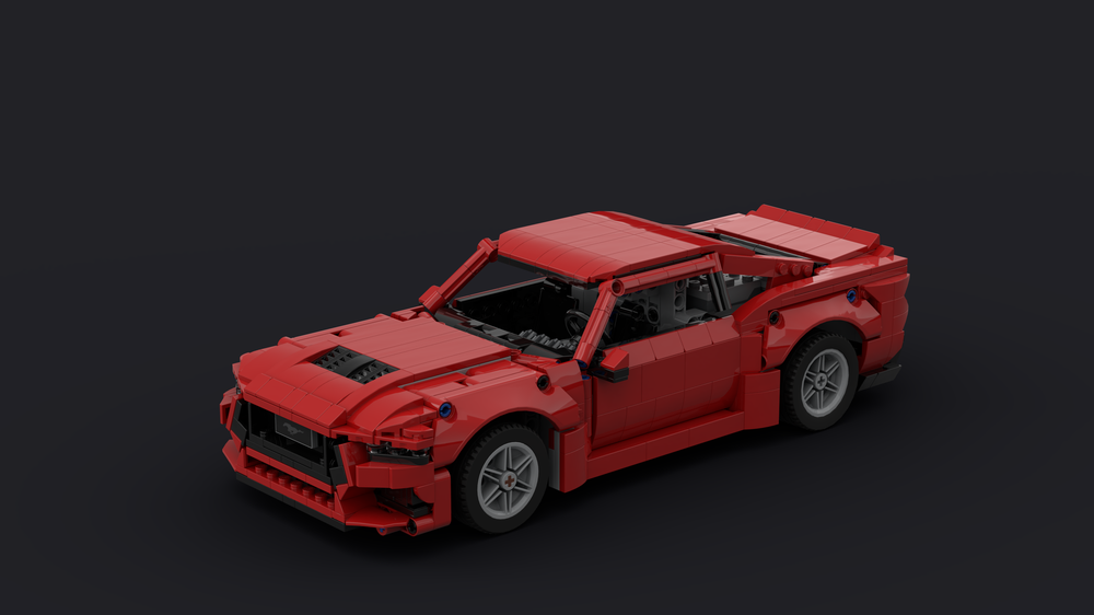 LEGO MOC 2024 Ford Mustang GT by MZ1 Rebrickable Build with LEGO