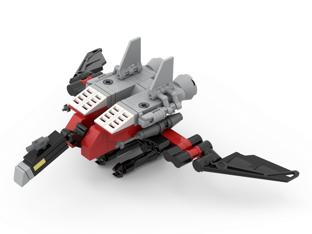 LEGO MOC Laserbeak G1 Decepticon Transformers by silentscream Rebrickable Build with LEGO