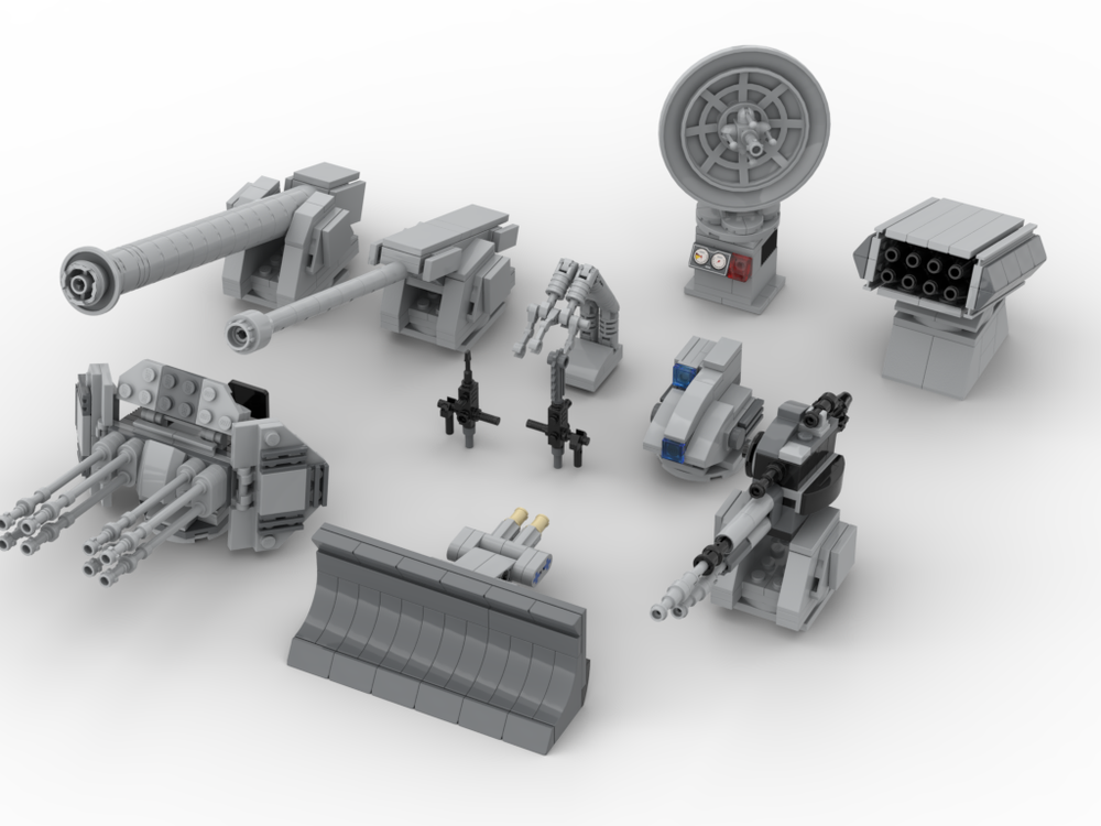 LEGO MOC TX-225 modification bundle by Fabian2 | Rebrickable - Build ...