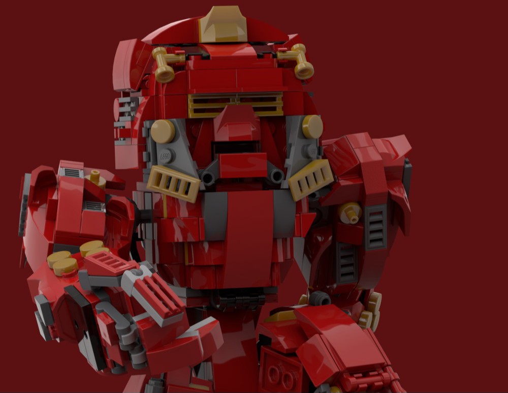 LEGO MOC Red Mech 1 by DutChi | Rebrickable - Build with LEGO