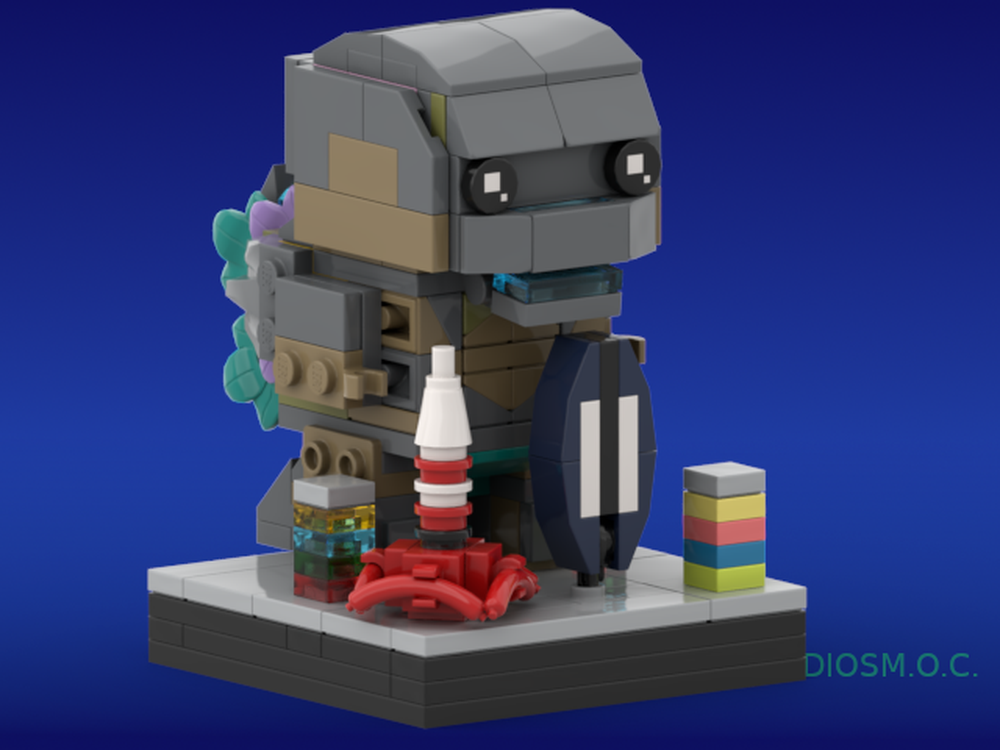 LEGO MOC Fusion Godzilla Brickheadz by MZSTUDIOSM.O.C. | Rebrickable ...