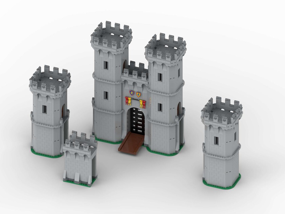 LEGO MOC Modular Castle Bundle by BrickCastleFan | Rebrickable - Build ...