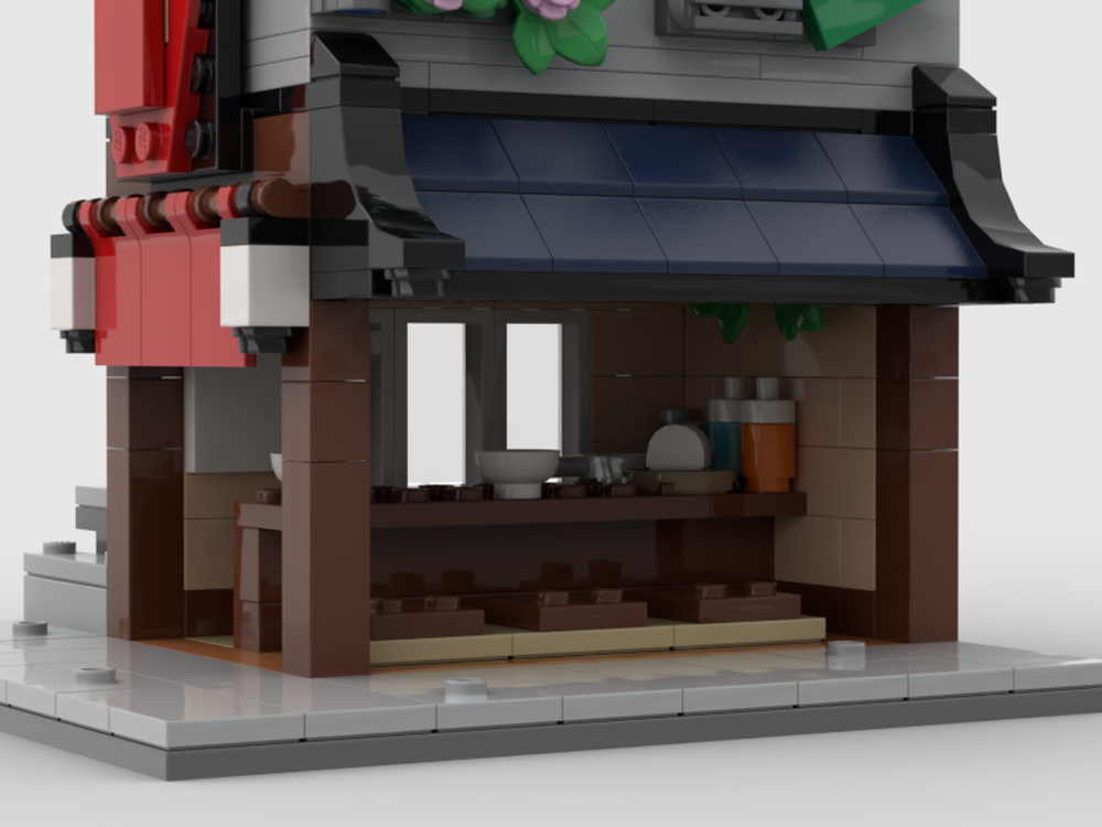 LEGO MOC Modular Cyberpunk City - Noodle Shop and Auto Doc by Konfu2ius ...