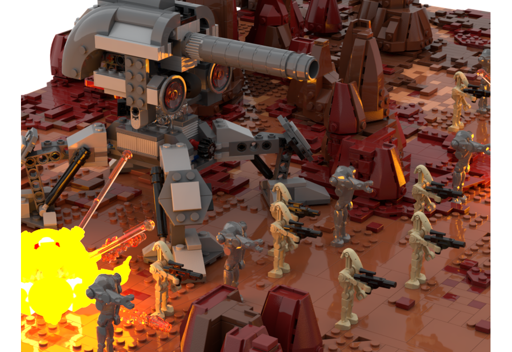 LEGO MOC SW - The Battle of Geonosis by Sarinoo90 | Rebrickable - Build ...