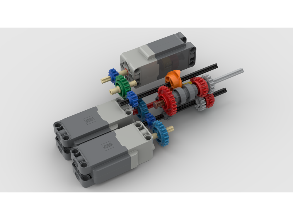 LEGO MOC RC Car with GearBox by SimplyLegoTechnic | Rebrickable - Build ...