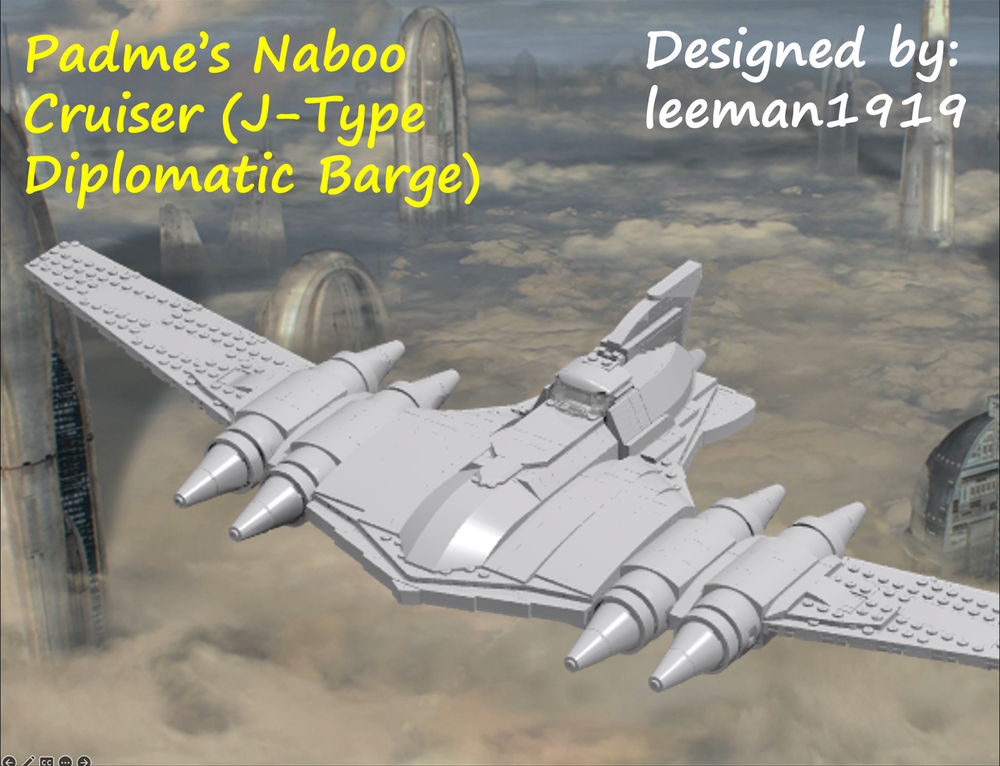 LEGO MOC Padme's Naboo Cruiser (J-Type Nubian Diplomatic Barge) by ...