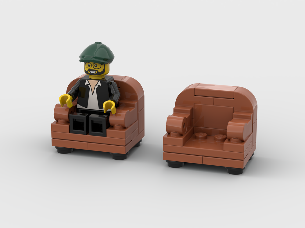 LEGO MOC Armchair by BrickHappens | Rebrickable - Build with LEGO