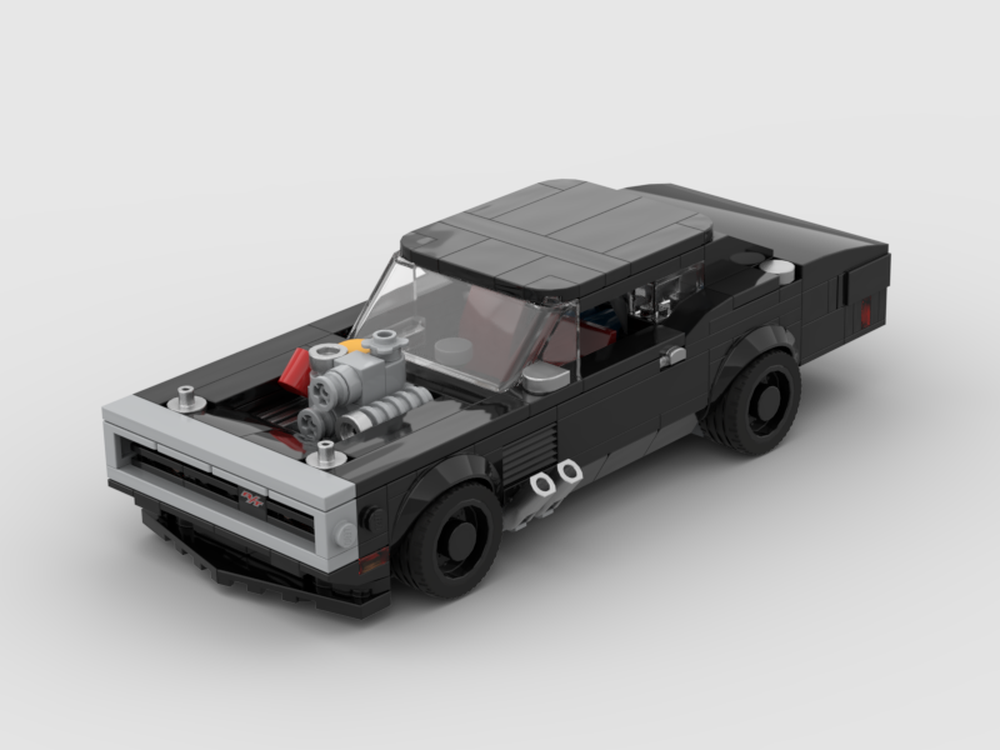 Lego Moc 1970 Dodge Charger Custom By Toms8wides Rebrickable Build With Lego 2985