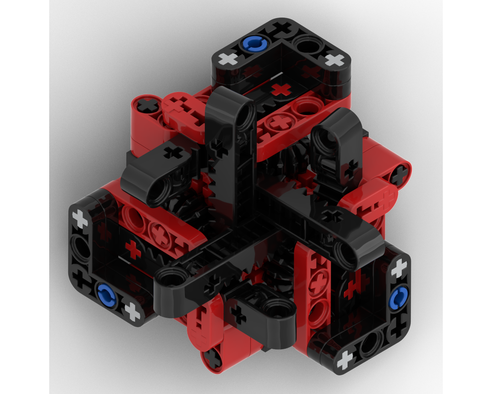 LEGO MOC 3D Gear Rack by 2in1 | Rebrickable - Build with LEGO