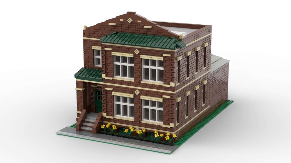 LEGO MOC-190150 Uptown Flats Modular Building by michaelbaek ...