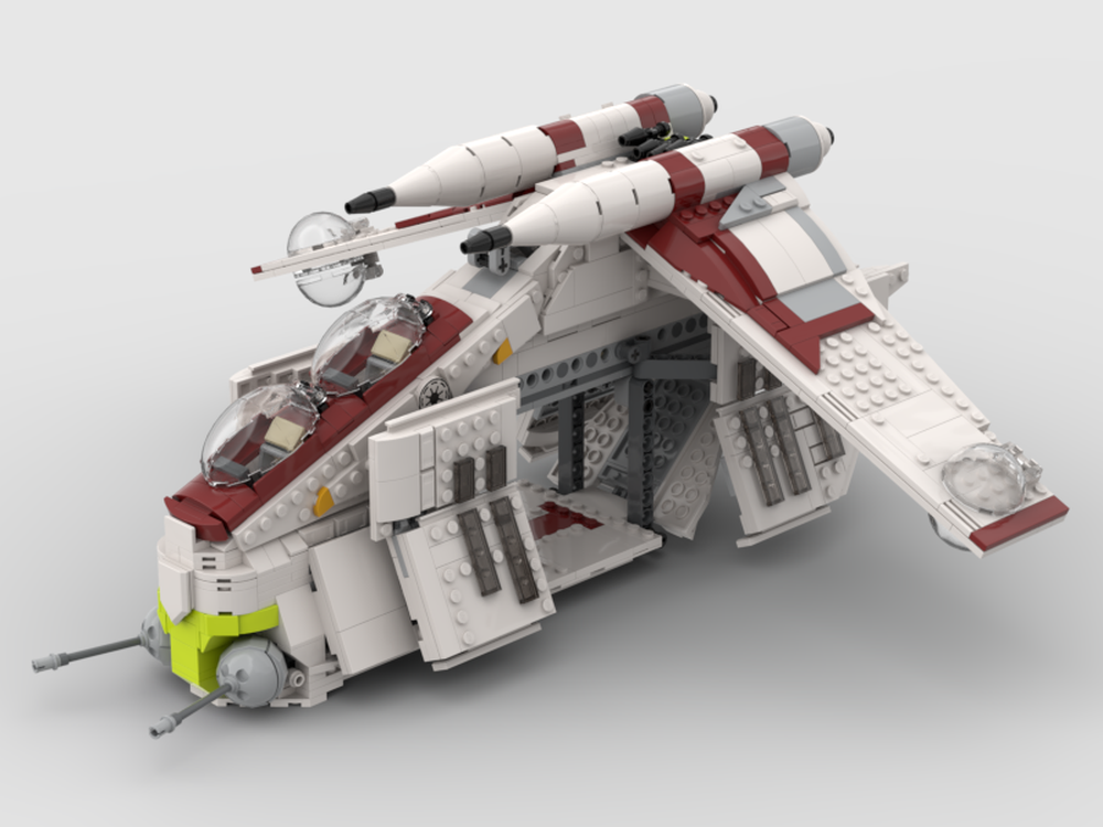 LEGO MOC Republic Gunship, Clone Wars Version (Complete Mod) by ...