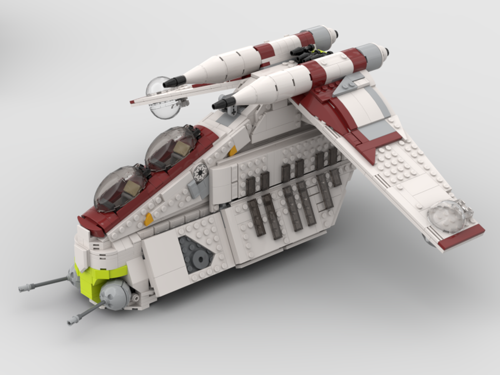 LEGO MOC Republic Gunship, Clone Wars Version (Complete Mod) by ...