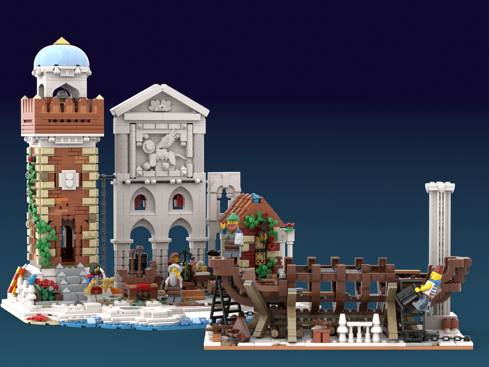 LEGO MOC-190199 Renaissance Shipwright by arselus | Rebrickable - Build ...
