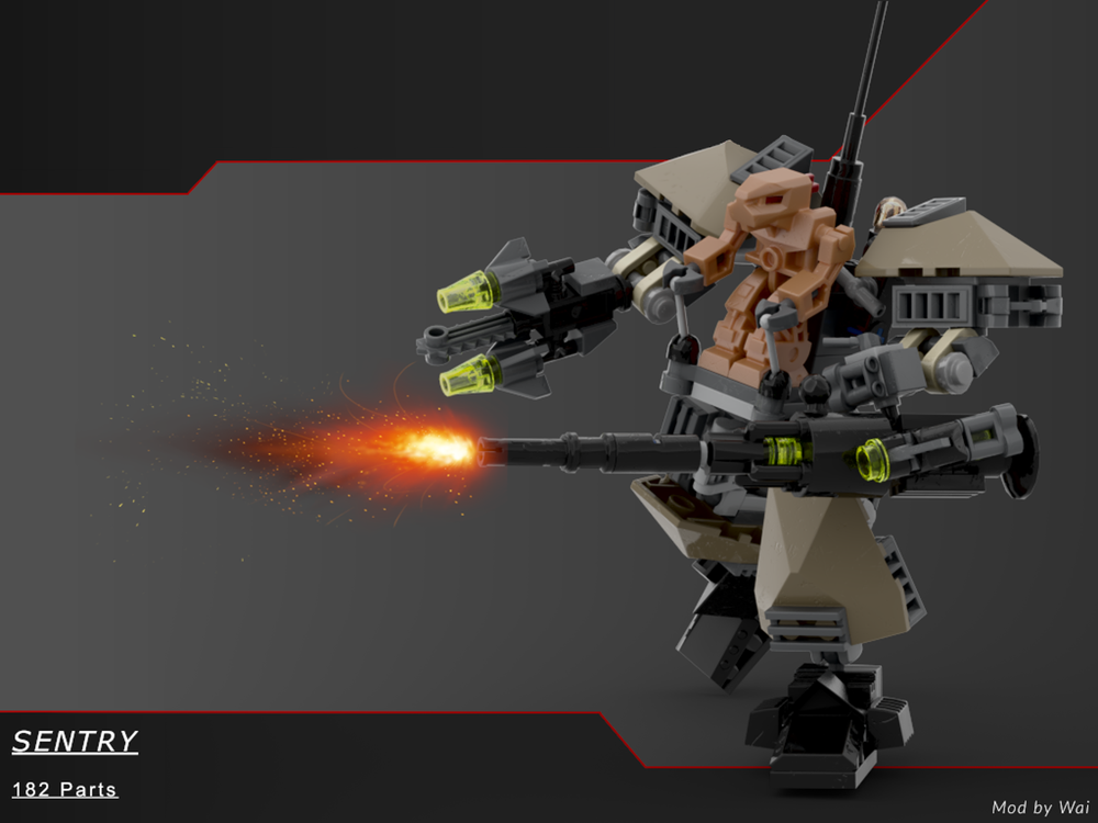 LEGO MOC LEGO 7711 Exo-Force - Sentry by Waimaru | Rebrickable - Build ...