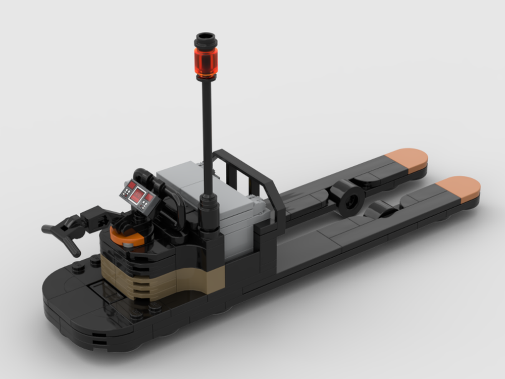 LEGO MOC Crown Electric Pallet Jack EPJ by DonutFilms | Rebrickable ...