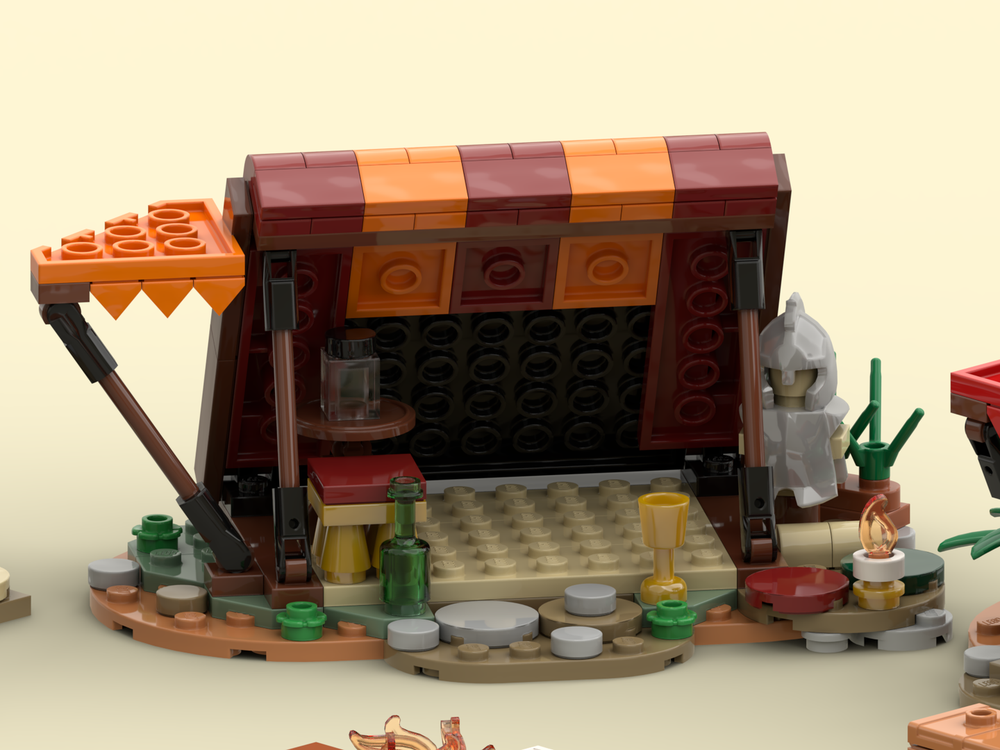 LEGO MOC Lego Baldur's Gate 3 Fire Camp Set by Hanilo | Rebrickable ...