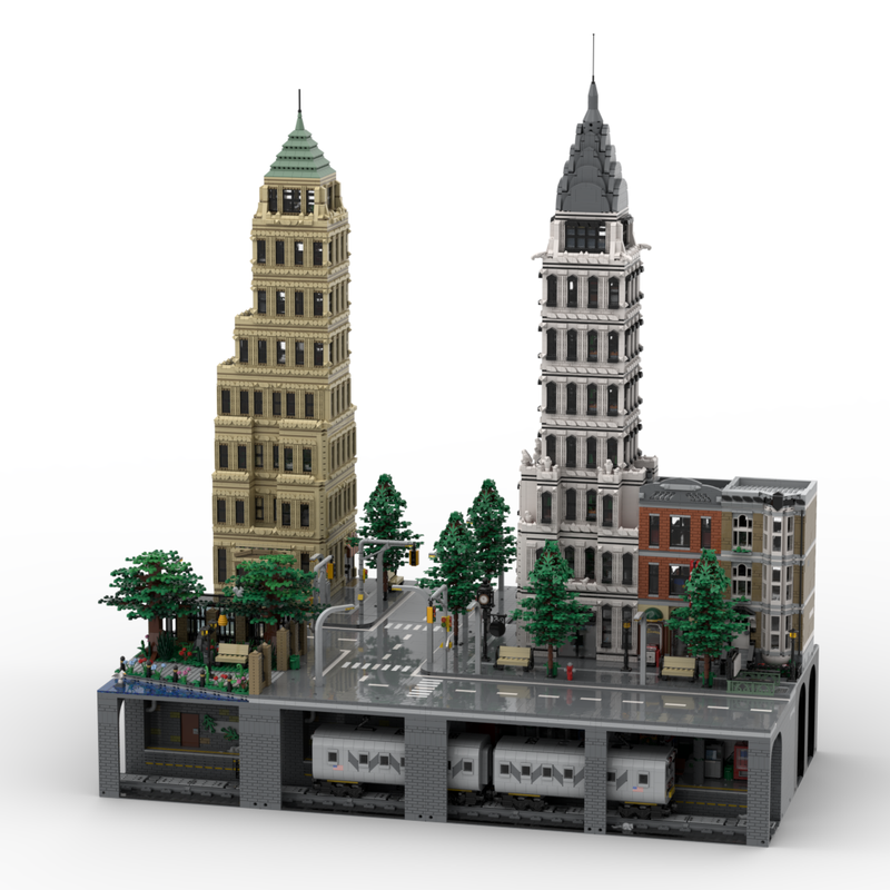 LEGO MOC NEW-YORK PART 2 by LEGO NEW-YORK | Rebrickable - Build with LEGO