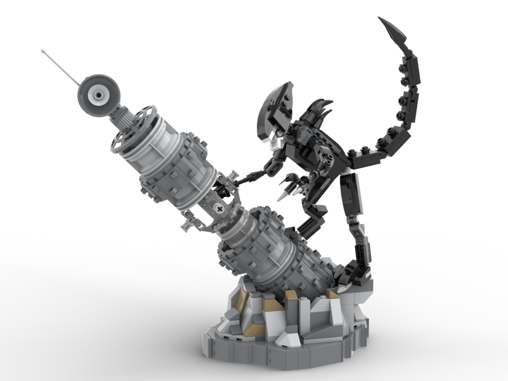 LEGO MOC-190341 xenomorph statue by Luckas_studs | Rebrickable - Build ...