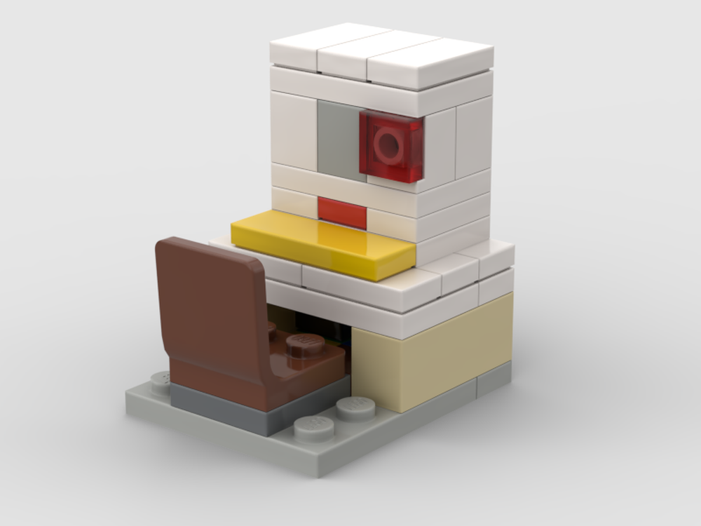 LEGO MOC-190343 Old computer by ORBcreations | Rebrickable - Build with ...