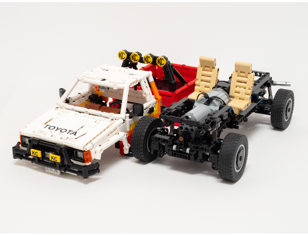 LEGO MOC-190349 1985 Toyota 4x4 SR5 Xtracab Truck with TRD Livery