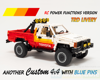 LEGO MOC 1985 Toyota 4x4 SR5 Xtracab Truck with TRD Livery - EXTRA