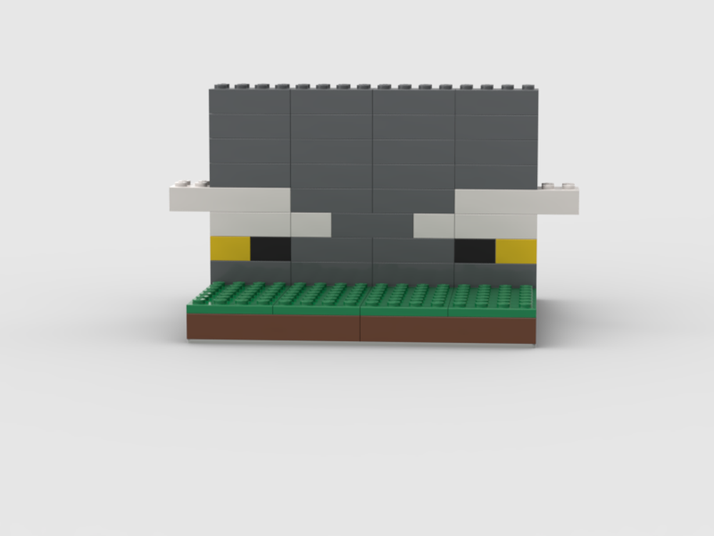 LEGO MOC Minecraft breeze face by brick_bro | Rebrickable - Build with LEGO