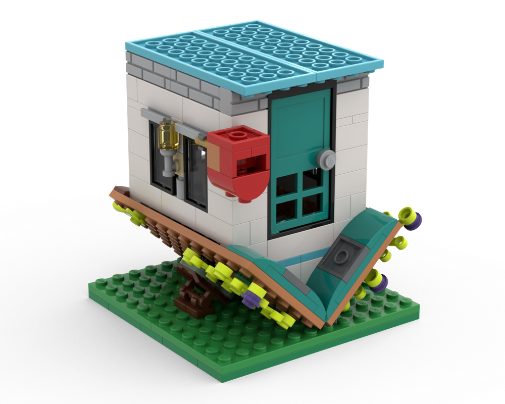 LEGO MOC Upside down house by VidTer | Rebrickable - Build with LEGO