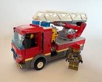 Fire Ladder Truck (60107/60214 MOD)